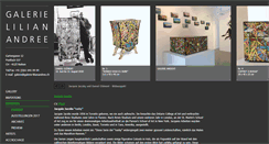 Desktop Screenshot of galerie-lilianandree.ch
